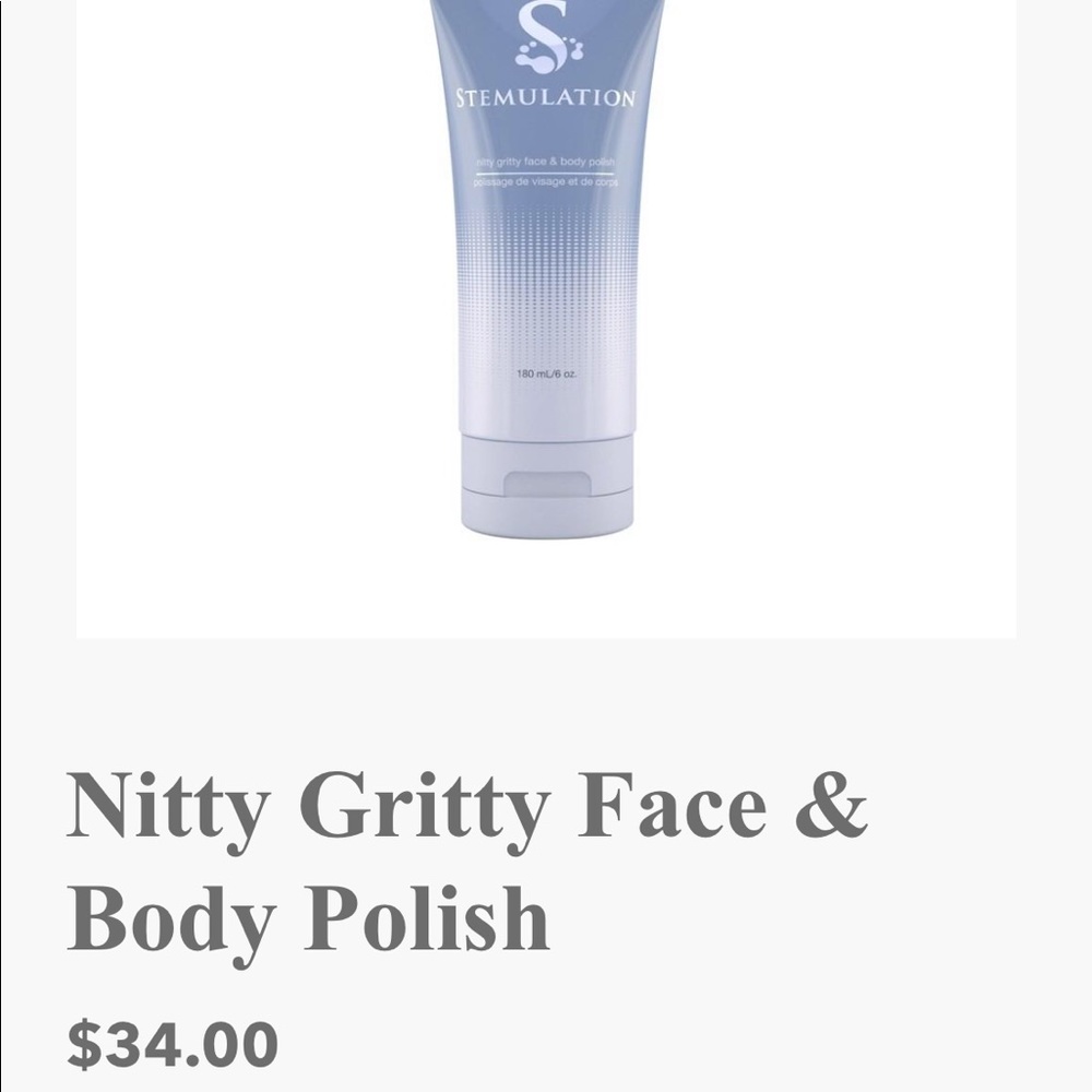 STEMULATION Nitty Gritty Face & Body Polish NEW